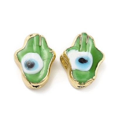 Handmade Evil Eye Lampwork Beads LAMP-F026-03A-1