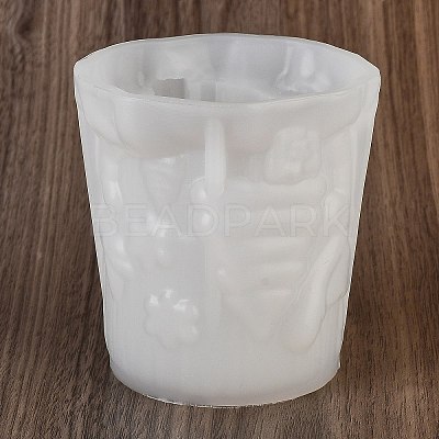 Christmas DIY Silicone Candle Molds AJEW-U014-02A-1