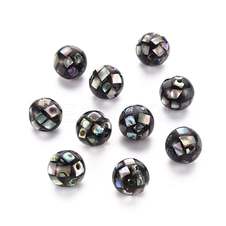 Resin Beads SSHEL-T014-38-8mm-07-1