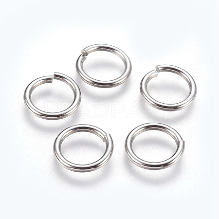 Tarnish Resistant 304 Stainless Steel Saw Cut Open Jump Rings STAS-P212-25P-13-1