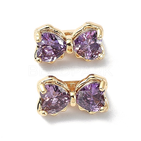 Brass Pave Cubic Zirconia Multi-Strand Links FIND-Z029-12D-1