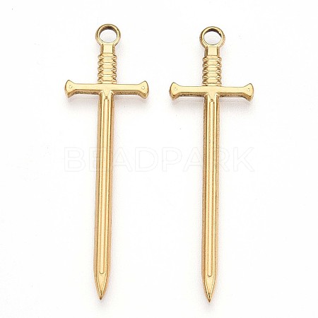 Ion Plating(IP) 304 Stainless Steel Pendants STAS-N098-135LG-1