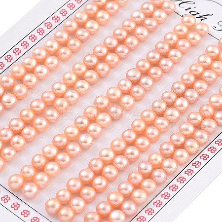 Grade 6A Natural Cultured Freshwater Pearl Beads PEAR-N018-6A-4550B-1