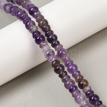 Natural Amethyst Beads Strands G-P595-B05-01-1