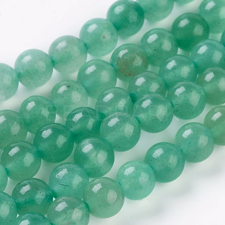Natural Green Aventurine Beads Strands L-G-G099-6mm-17-1