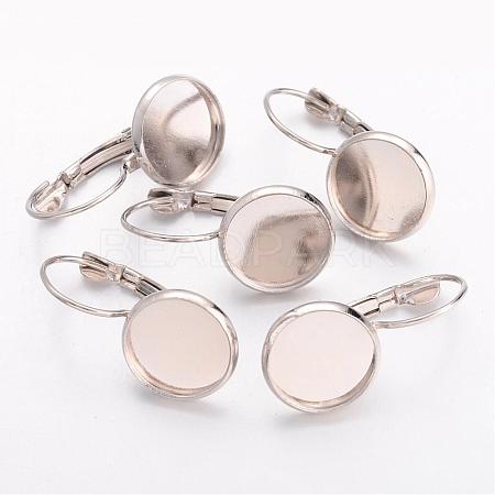 Brass Leverback Earring Findings EC500-NF-1