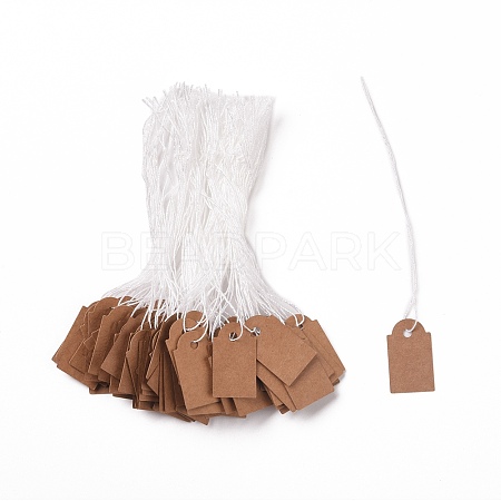 Kraft Paper Tags X1-AJEW-C019-01-1