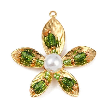 304 Stainless Steel Pendants STAS-R170-05G-05-1