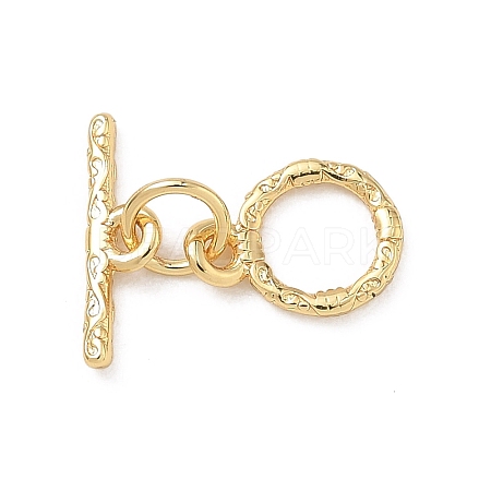 Brass Toggle Clasp KK-D289-53A-G-1