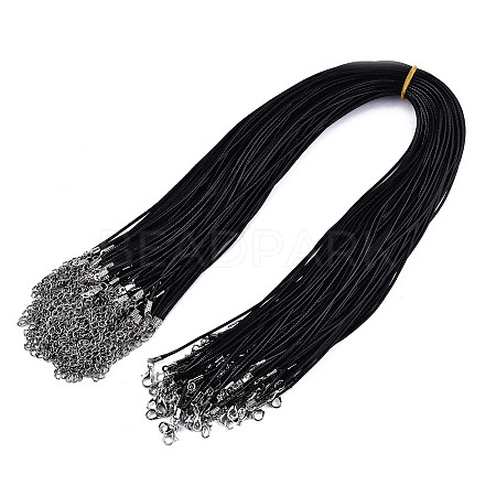 Waxed Cotton Cord Necklace Making LS-X-MAK-S034-001-1
