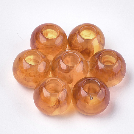 Acrylic Beads OACR-S029-51F-1