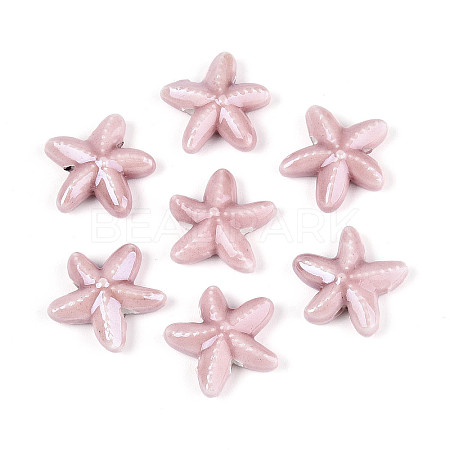 Handmade Porcelain Beads PORC-Q002-02G-01-1