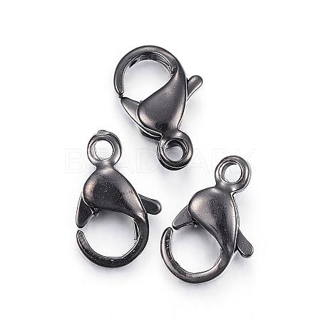 304 Stainless Steel Lobster Claw Clasps STAS-H353-G-02B-1