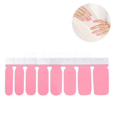 Solid Color Full Cover Best Nail Stickers MRMJ-T039-01B-1