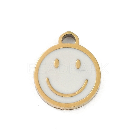 304 Stainless Steel Enamel Charms STAS-I325-063G-01-1