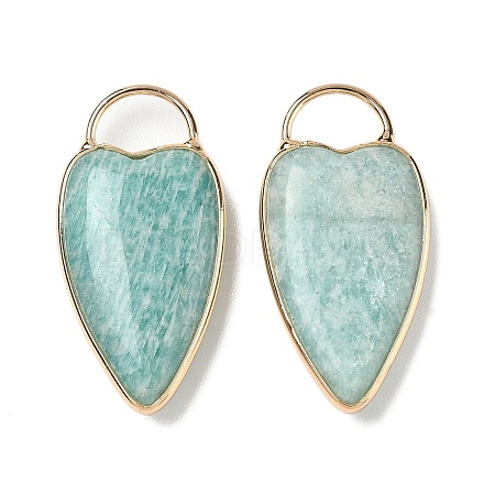 Natural Amazonite Pendants G-I393-01G-09-1
