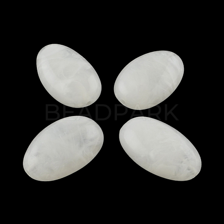 Oval Imitation Gemstone Acrylic Beads OACR-R033A-32-1