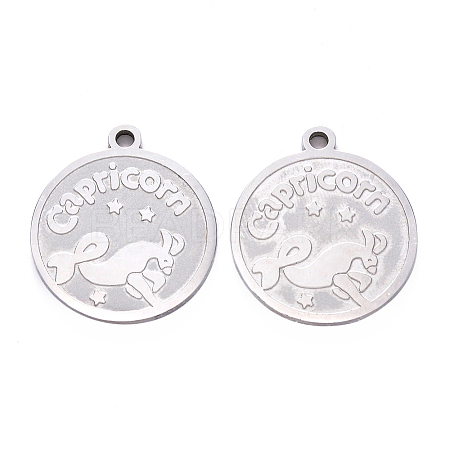 Non-Tarnish 201 Stainless Steel Pendants STAS-R106-01-1