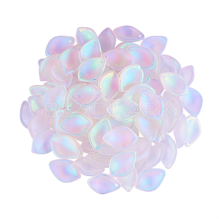 100Pcs Glass Charms GLAA-CJ0001-50-1