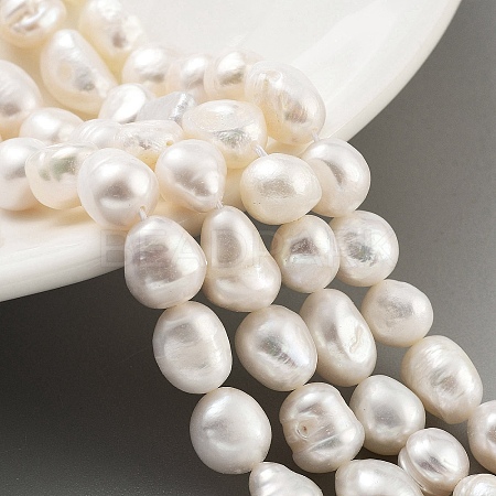 Natural Cultured Freshwater Pearl Beads Strands PEAR-P062-26D-1