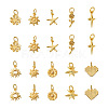 Craftdady 20Pcs 10 Style Brass Charms KK-CD0001-24-2