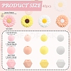 40Pcs Silicone Beads SIL-YW0001-66-2