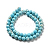 Synthetic Turquoise and Sea Shell Assembled Beads Strands G-D482-01E-07-3