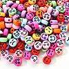 Opaque Acrylic Beads MACR-YW0001-22H-3