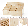 24-Grid Wooden Cell Phone Storage Box CON-WH0094-05B-4