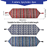 3Pcs 3 Colors Ethnic Style Cotton Hemp Table Runners DIY-CA0005-88-2