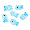 Handmade Foil Lampwork Fish Beads FOIL-Z001-01D-1-1