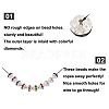 200Pcs 10 Colors Alloy Rhinestone Beads FIND-CW0001-09-4