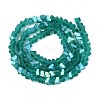 Frosted Transparent Glass Beads Strands LS-GLAA-N054-4mm-09-2