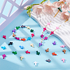 300Pcs 15 Colors Opaque Acrylic Beads SACR-UN0001-04-2