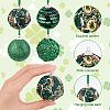 Saint Patrick's Day Theme Foam Ball Pendant Decorations AJEW-WH0317-93A-3
