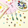 50Pcs 5 Styles Handmade Millefiori Lampwork Beads LAMP-YW0001-93-4