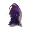 Natural Amethyst Pendants G-G932-B25-3