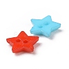 2-Hole Acrylic Star 12MM Sweater Kids Clothes Findings X-BUTT-E053-M-3