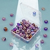 80Pcs 20 Style Rondelle European Beads Set for DIY Jewelry Making Finding Kit DIY-LS0004-10D-7