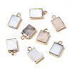 Natural Freshwater Shell Charms X-SHEL-N026-147-1