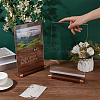Rectangle A4 T Shaped Acrylic Name Card Holder ODIS-WH0080-26A-3