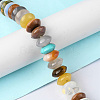 Natural & Synthetic Mixed Gemstone Beads Strands G-F743-05D-2