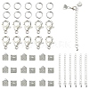 50 Pieces DIY Ribbon Ends Making Kits DIY-YW0001-99C-P-1