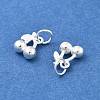 925 Sterling Silver Cherry Charms STER-D302-09S-2