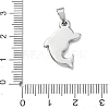 304 Stainless Steel Pendants STAS-B141-03A-P-3