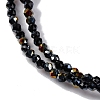 Electroplate Glass Beads Strands EGLA-H107-01A-HP01-3