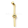 Brass with Cubic Zirconia Pendants KK-K341-31G-3