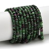 Natural Ruby in Zoisite Beads Strands G-Z110-B41-2x4mm-2