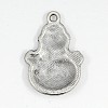Tibetan Style Lovely Snowman Alloy Charms X-EA314Y-2