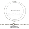 10Pcs 304 Stainless Steel Cable Chain Necklaces Set for Men Women MAK-YW0002-01P-5